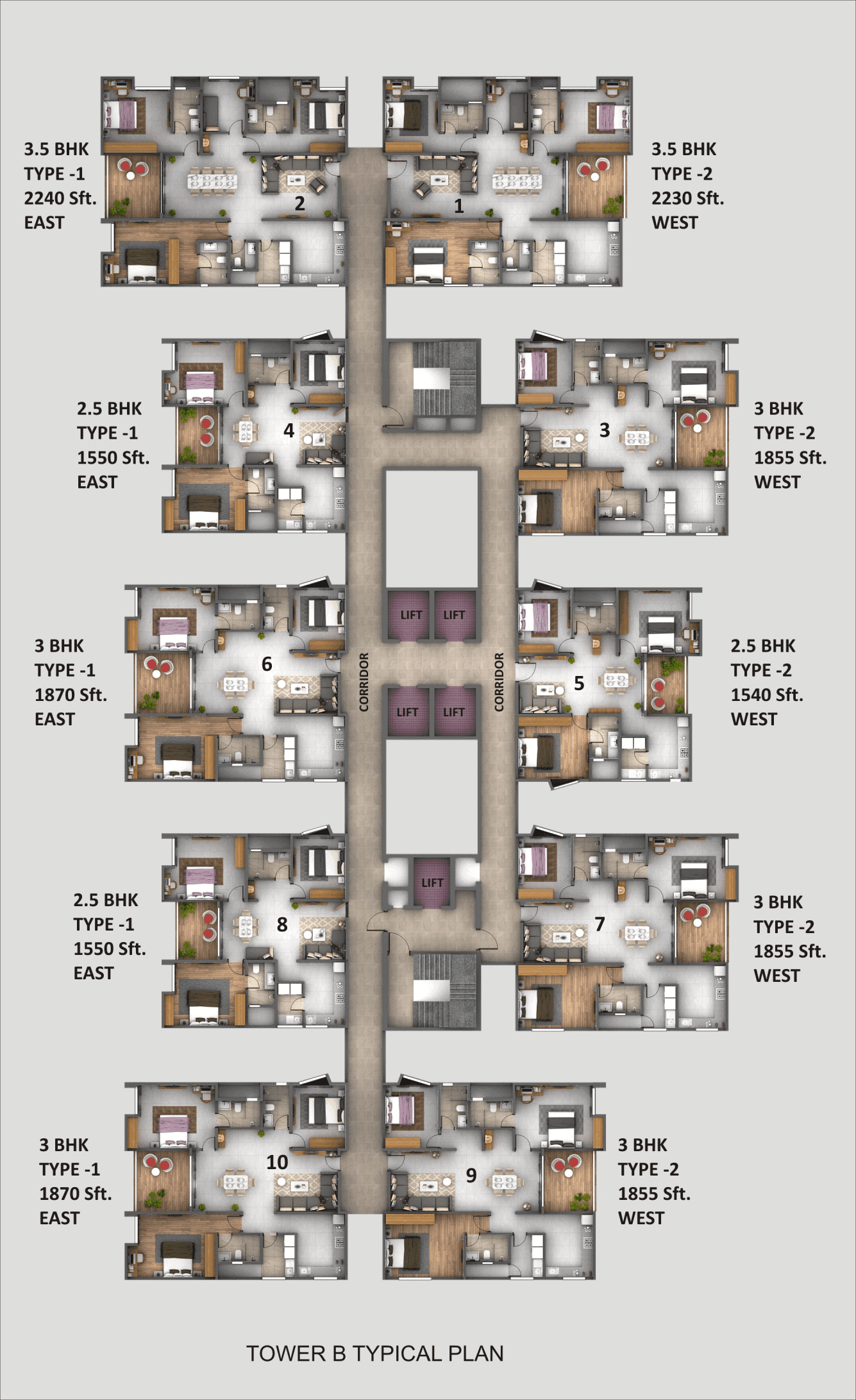 Tower B Plan
