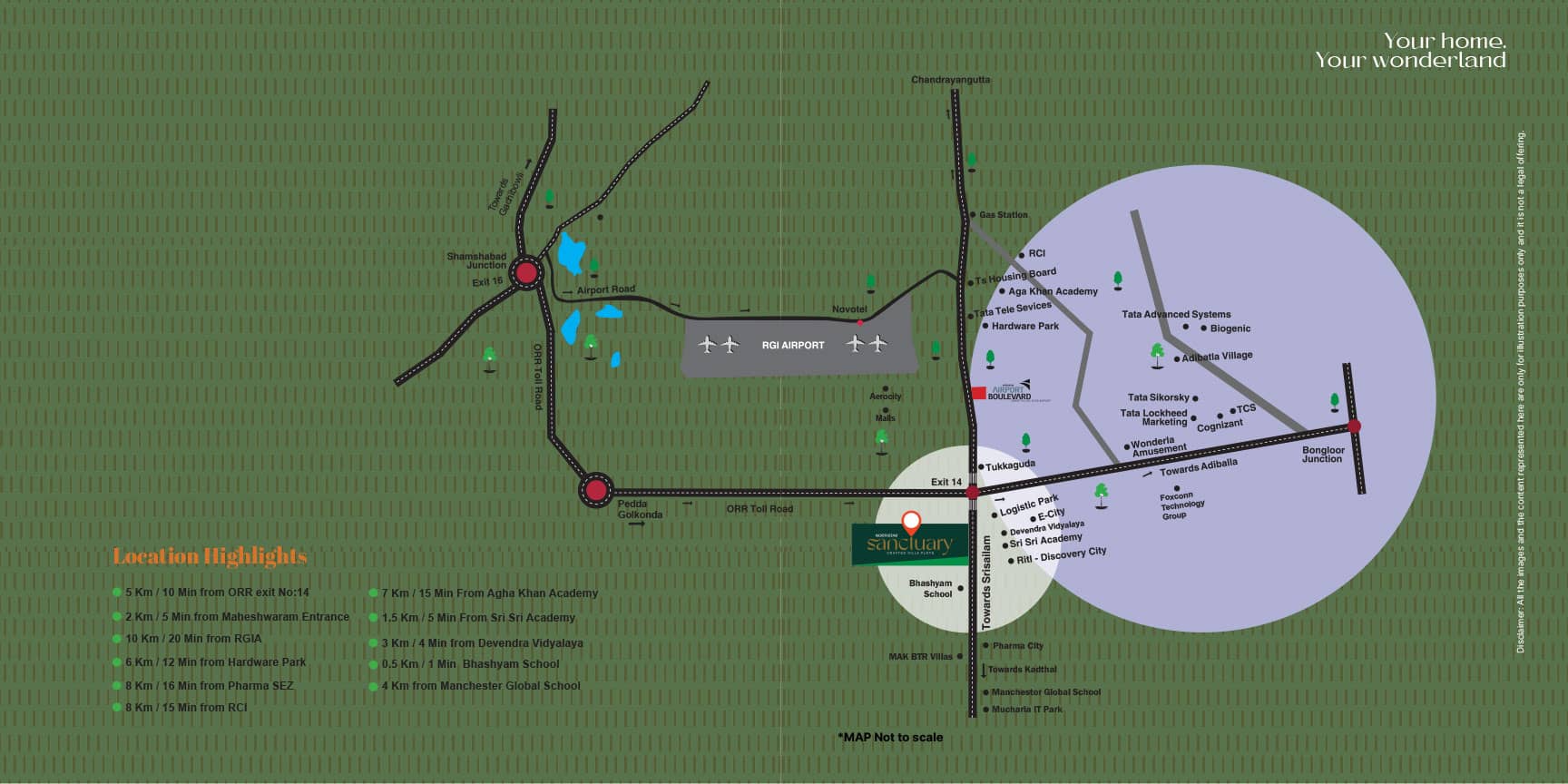 Sanctuary Location Map